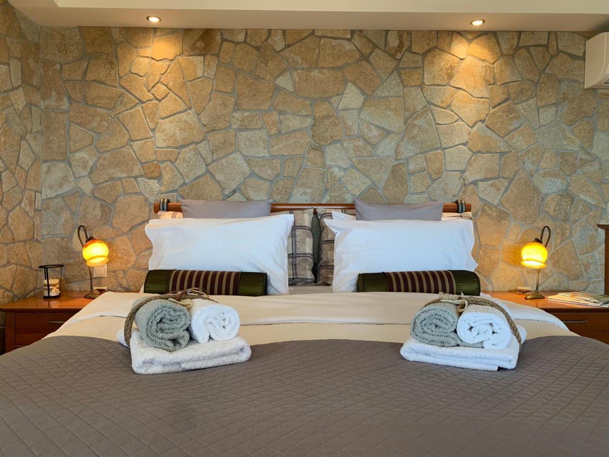 Appartamento Doormat# Wait 'N Sea, Jacuzzi, Luxury Stone House Epanomi Esterno foto